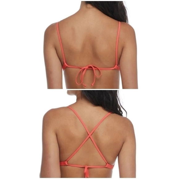 Eidon Surf Coral Two Piece Bikini Top L & Bottom S - Picture 2 of 13